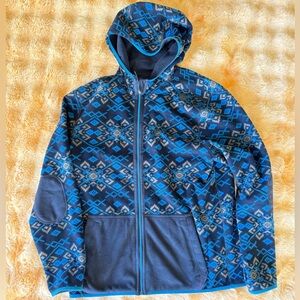 NWOT Rhone Reversible Fleece Zip Up Jacket - Large